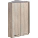 SAPHO Keramia Fresh - Ъглов шкаф 35х76х35 см, платинен дъб 50333 (50333)