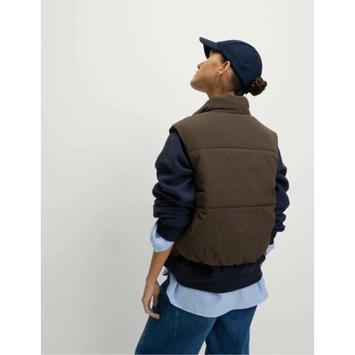 Marks & Spencer Кратка подплатена жилетка с технология Thermowarmth Marks & Spencer кафява Marks & Spencer | Kafyav | ЖЕНИ | 20