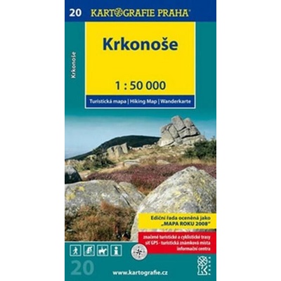 Krkonoše turistická mapa