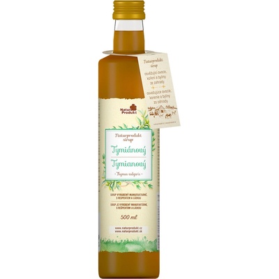 Naturprodukt Domácí sirup Tymiánový 0,5 l