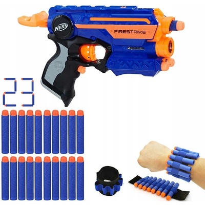 HASBRO NERF N-STRIKE ELITE FIRESTRIKE + 30 ŠIPEK