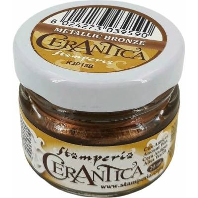 Stamperia Patina Cerantica metalická bronzová 20 ml