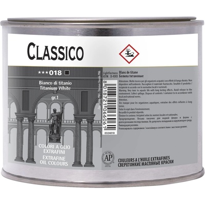 Maimeri Classico Маслена боя Titanium White 500 ml 1 бр (M0334018)