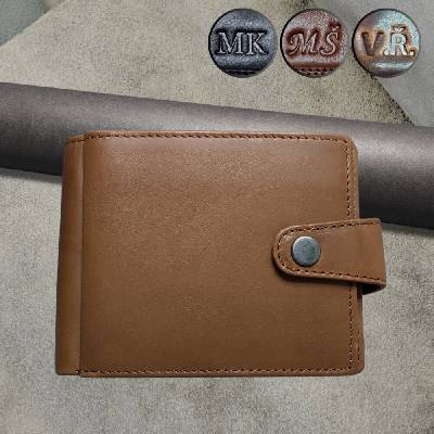 Luxusní personalizovaná peněženka ARTHUR TAN vlastní monogram na míru RFID ochrana