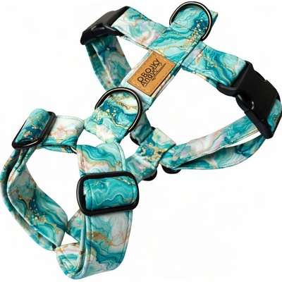 Obojky Andy Postroj Black Marble