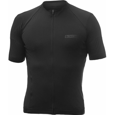 Sensor COOLMAX RACE kr.rukáv celozip true black pánský
