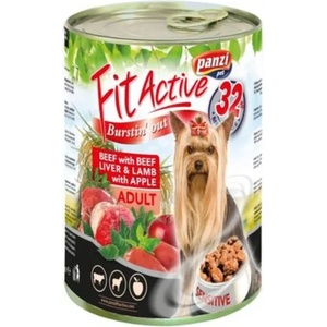Panzi FitActive Beef with Beef Liver & Lamb with Apple Adult 1240 g