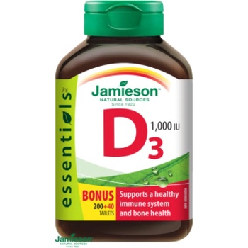 Jamieson Витамин D3 1000 IU 240 таблетки