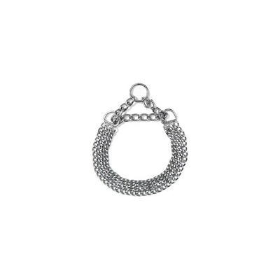 Miazoo Миазоо - Троен , здрав стоманен удавник , колие за кучета 2.5 мм /60 см