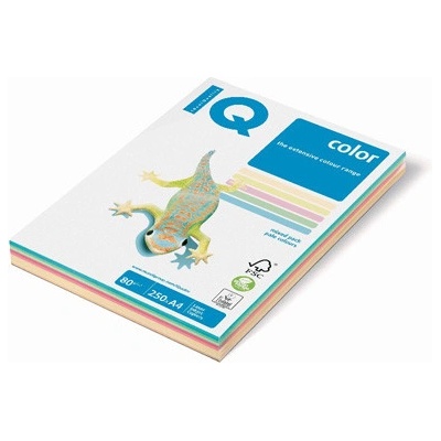 IQ Kopírovací papír A4 IQ 80g 5x100 color mix pastel. barvy 448057