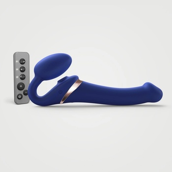Strap-On-Me Multi Orgasm Remote Controlled 3 Motors Blue L