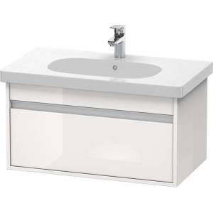 Duravit Ketho - Шкафче за умивалник 41x80x46 см, 1 чекмедже, лъскаво бяло KT666702222 (KT666702222)
