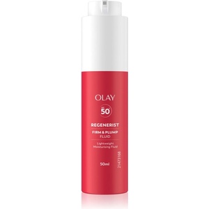 Olay Regenerist Firm & Plump лифтинг-хидратиращ флуид с ниацинамид SPF 50+ 50ml