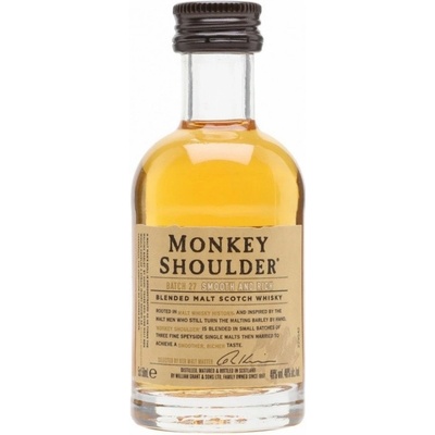 Monkey Shoulder 40% 0,05 l (holá láhev)