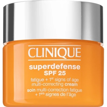 Clinique Superdefense SPF 25 Fatigue + 1st Signs Of Age Multi-Correcting Cream крем против първи белези на стареене за смесена и мазна кожа за жени 50 мл