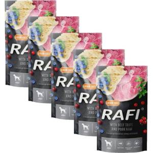 RAFI Adult GF Пате с говежди трепан и свински шунка 5 x 500 г