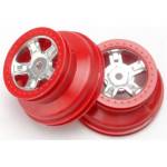Traxxas диск 1.4/1.8" SCT сатенено-червен (2)
