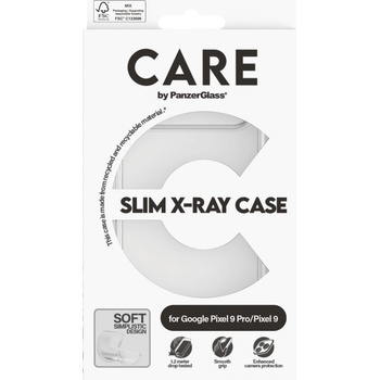 Image 1 of Panzer Гръб CARE by PanzerGlass за Google Pixel 9/ 9 Pro Fashion X-Ray Soft - Прозрачен
