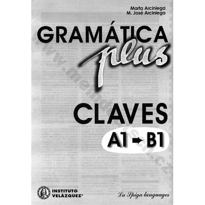 Gramática plus A1B1 kľúč k cvičebnicím španielskej gramatiky