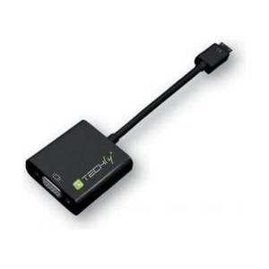TECHLY IDATA HDMI-VGA-4 Мини HDMI C към VGA M/F адаптер (IDATA HDMI-VGA-4)