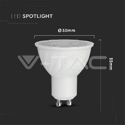 V-TAC PRO LED žiarovka GU10 6W 4000K stmievateľná