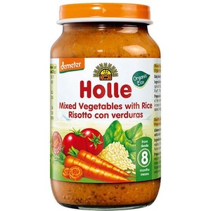 Holle Био ястие Holle - Кускус, пиле и зеленчуци, 220 g (6705) - baby