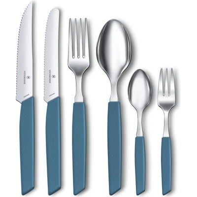 Victorinox Sada příborů Swiss Classic černá 24 ks