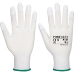 Portwest Ръкавици portwest fingertip a121 / pu, потопени в pu - бели m (a121whrm)