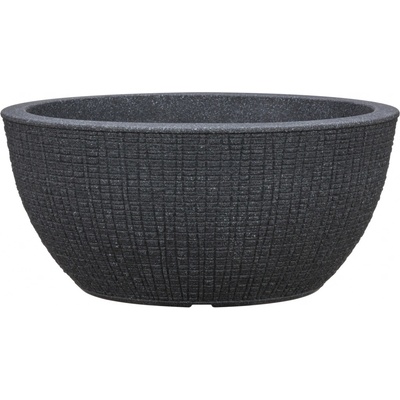 Scheurich Miska na rostliny Barceo 39 cm x 18 cm Stony Black