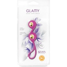Glamy Gold Love Balls Anální korálky