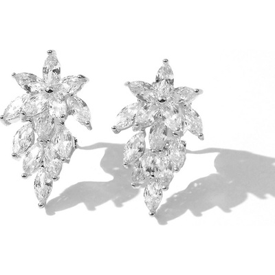 Éternelle Swarovski Elements Daira E-EP558-2 Bílá/čirá