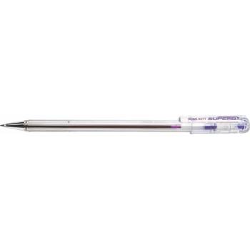 Pentel Химикалка, 0, 35 мм, капачка, PENTEL "Superb BK77", лилава BK77-V (BK77-V)