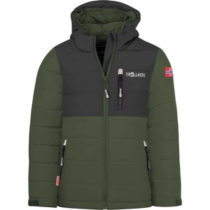TROLLKIDS Детско ски яке Trollkids Kid's Hemsedal Snow Jacket XT Ski jacket - Ivy / Black - размер 98 (EU) (703-4665-1012)