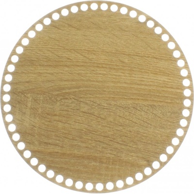 Dno na košík kruh 25 cm Dub Taupe typ B25