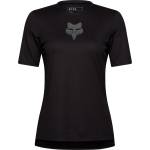 FOX Racing Дамска фланелка с къс ръкав за колоездене Fox racing Women's Ranger S/S Jersey Fox Head Cycling jersey - Black - размер XS (156-2579-0111)