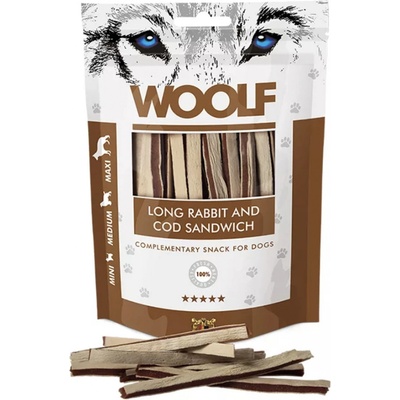 WOOLF králičí sendvič s treskou 100 g