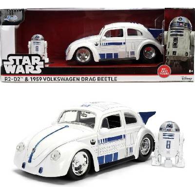 Jada Star Wars R2D2 1959 VW Drag Beetle 9336912314R00 1:24