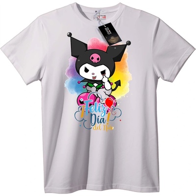 NOONEBRAND Тениска Детски празник Карикатура - 3XL, White
