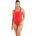 Arena Elastic Solid Swimsuit Red