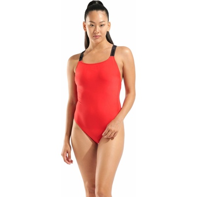 Arena Elastic Solid Swimsuit Red