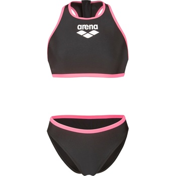 arena Дамски комплект бикини Arena Women's Y-Line Two Pieces Solid L Bikini - Black / Shocking Pink - размер 36 (EU) (150-5867-0112)