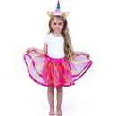 Dětské karnevalové kostýmy RAPPA tutu sukně s čelenkou jednorožec