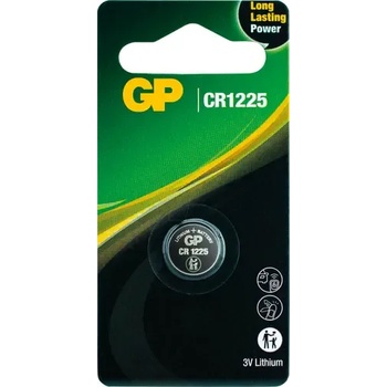 Image 1 of GP Batteries Литиева бутонна батерия gp cr1225 3v 1 бр. в блистер /цена за 1 бр. / (gp-bl-cr1225-7u1)