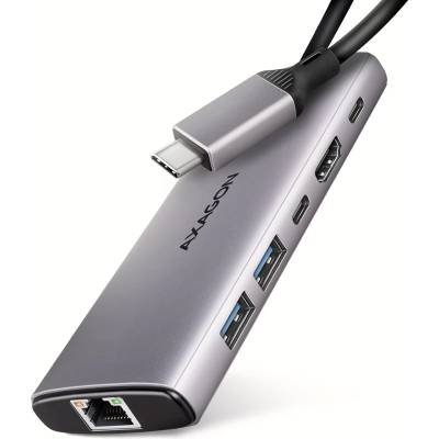 HMC-6G2L 2x USB-A 10Gbps, 1x USB-C 10Gbps, 4K/60Hz HDMI, RJ-45, USB 3.2 Gen 2 hub, PD 100W, 15cm USB-C cable (HMC-6G2L)