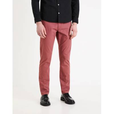 Celio Мъжки панталони чино в цвят бордо Celio Tocharles Celio | Cherven | МЪЖЕ | 30/34