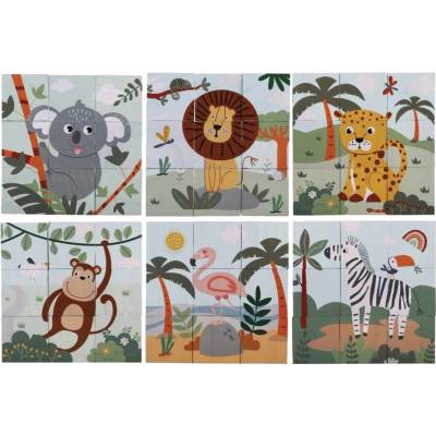 2Kids Toys Drevené bloky Safari