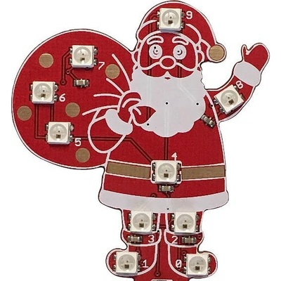 4Tronix Blikajúci Santa Claus Mk2 pre Music Box