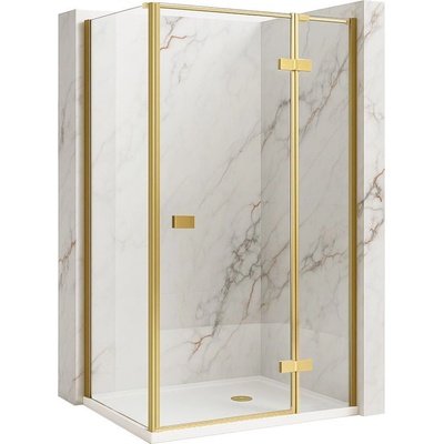 Rea Душ кабина Rea Atlas 90x100 Brush Gold (KPL-K4570)