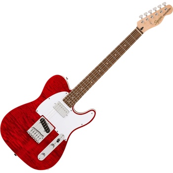 Squier Affinity Series Telecaster FMT SH LRL Crimson Red Transparent