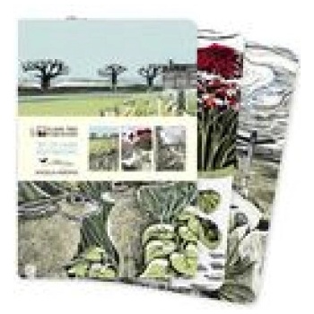 Flame Tree Publishing Angela Harding Set of 3 Midi Notebooks - Landscapes